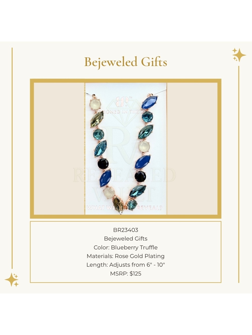 Bejeweled Gifts - Blueberry Truffle - Holiday Jewel Candy
